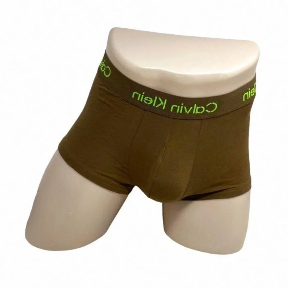 Calvin Klein Cotton Stretch Logo 3 Pack Low Rise NB3705902 Men's Underwear Trunk
